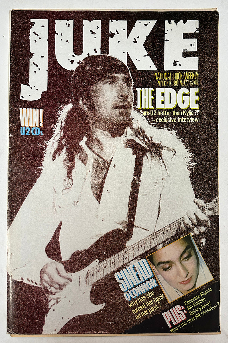 Juke - 17th March 1990 - Issue #777 - The Edge On Cover