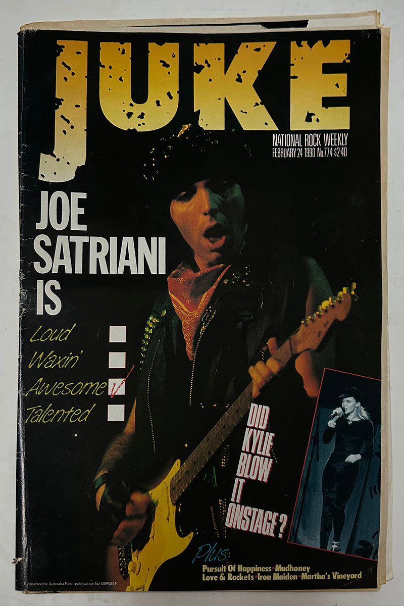 Juke - 24th February 1990 - Issue #774 - Joe Satriani On Cover