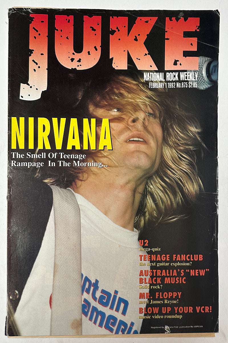 Juke - 1st February 1992 - Issue #875 - Kurt Cobain On Cover