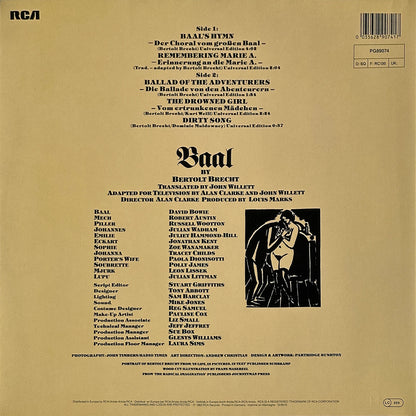 David Bowie In Bertolt Brecht's Baal