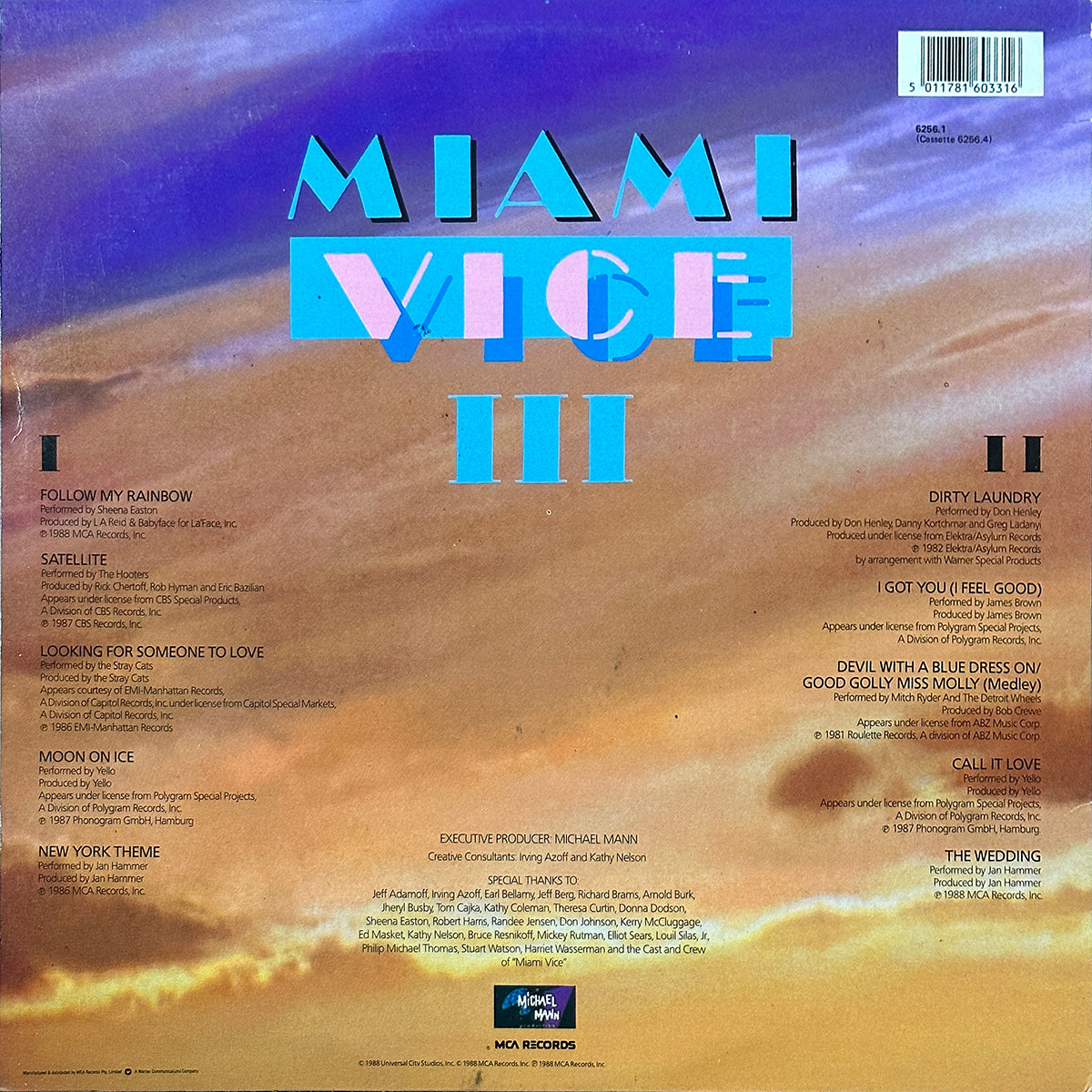 Miami Vice III - Rare Records Au