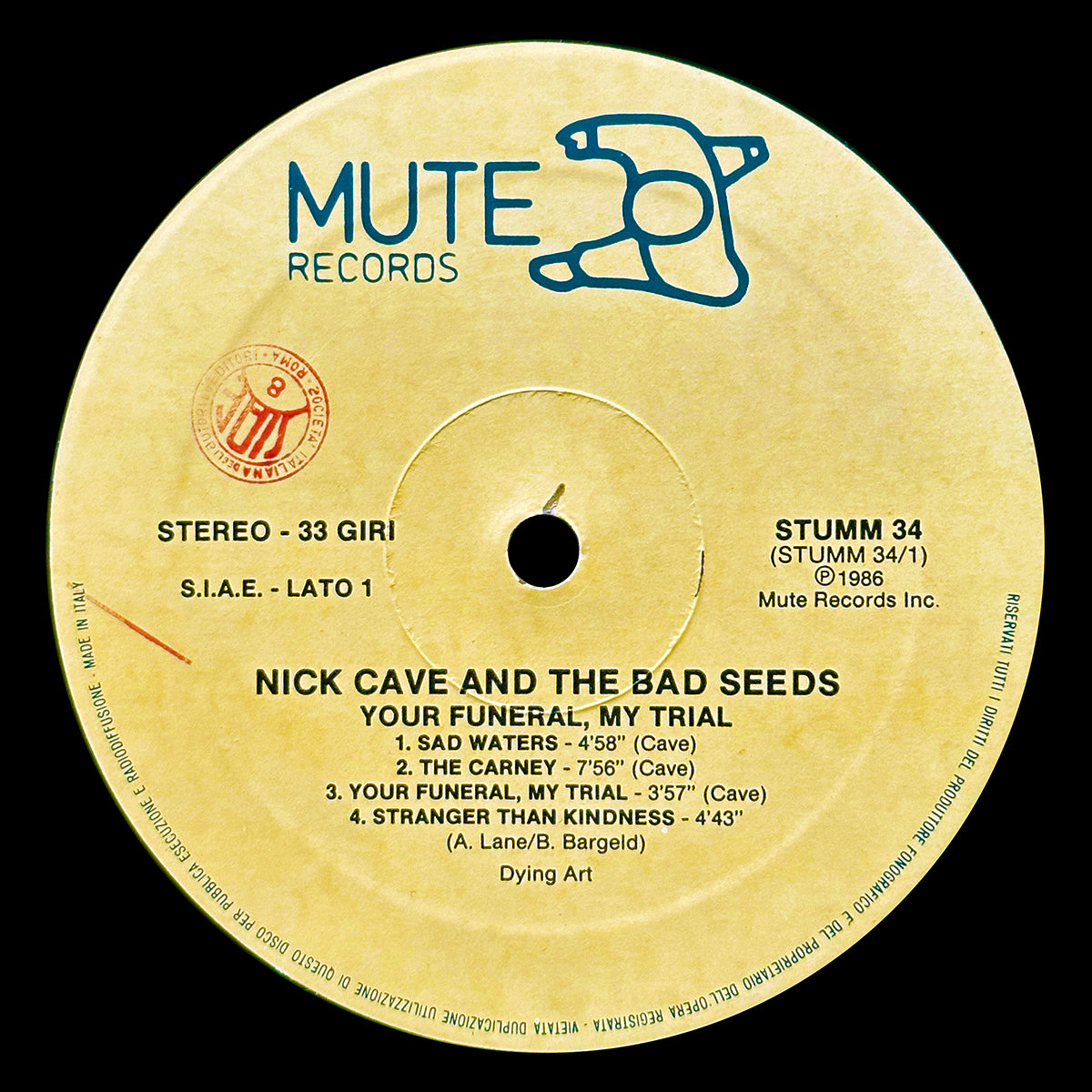 Your Funeral... My Trial Rare Records Au