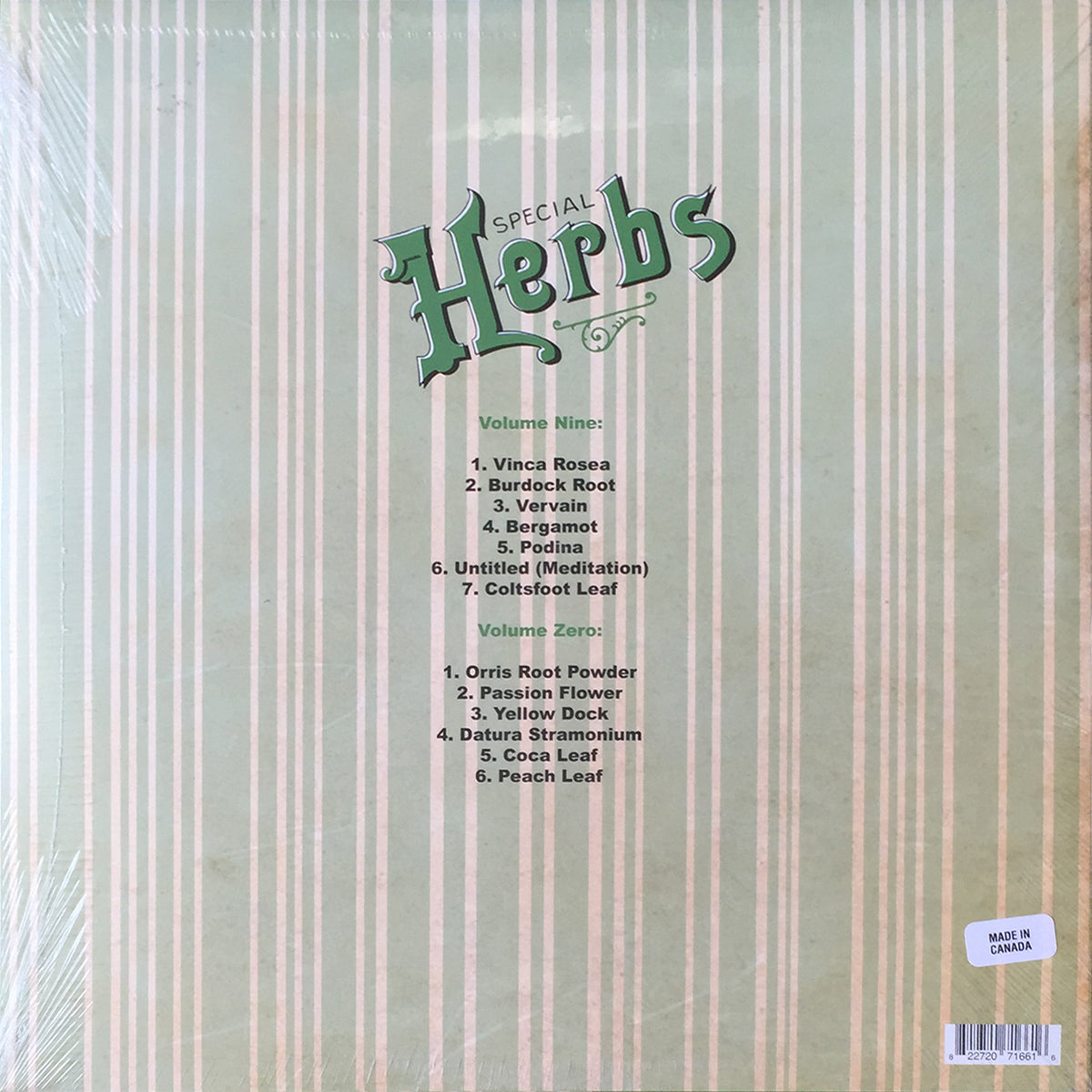 Special Herbs Vols 9&0