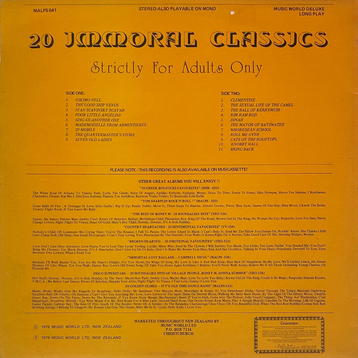 20 Immoral Classics For Adults Only