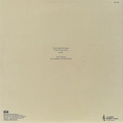 Cold Hearted Man (Bonus Record from the Vol. 1 Box Set)