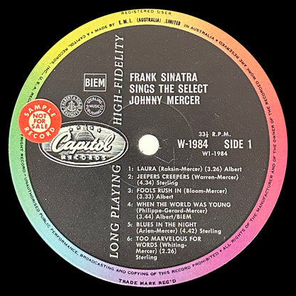 Sings The Select Johnny Mercer
