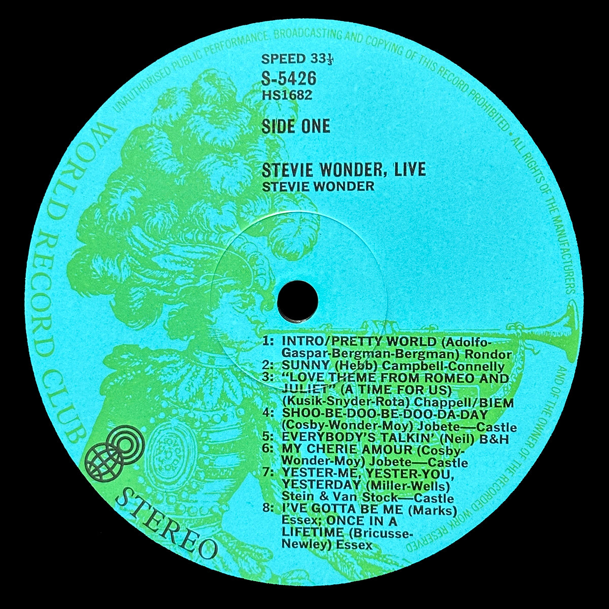 Stevie Wonder Live! Rare Records Au