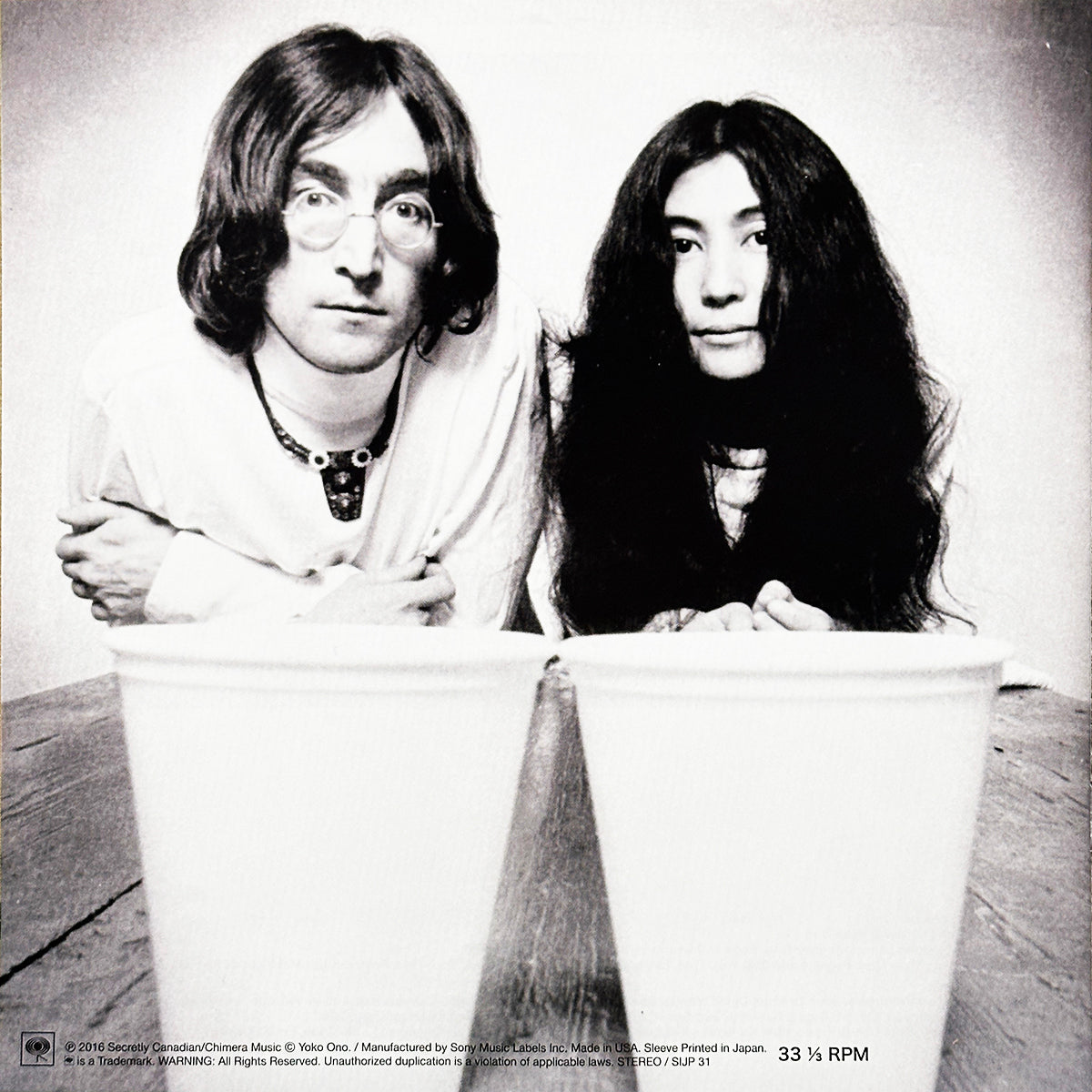 新宿ALTA】JOHN LENNON /YOKO ONO/UNFINISHED MUSIC NO. 1: TWO