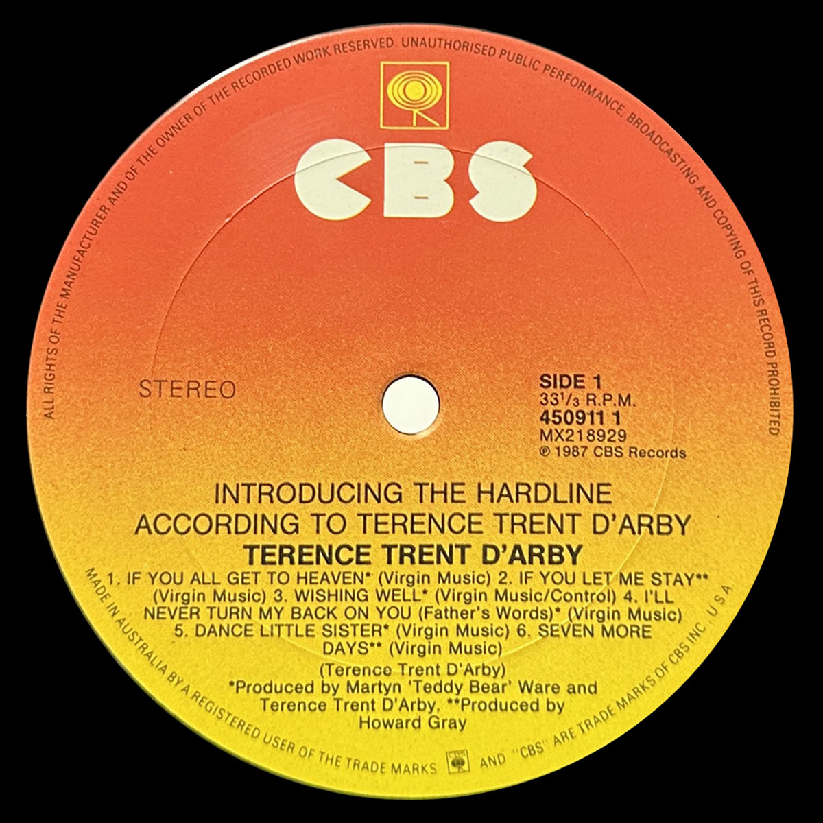 Introducing The Hardline According To Terence Trent D'Arby