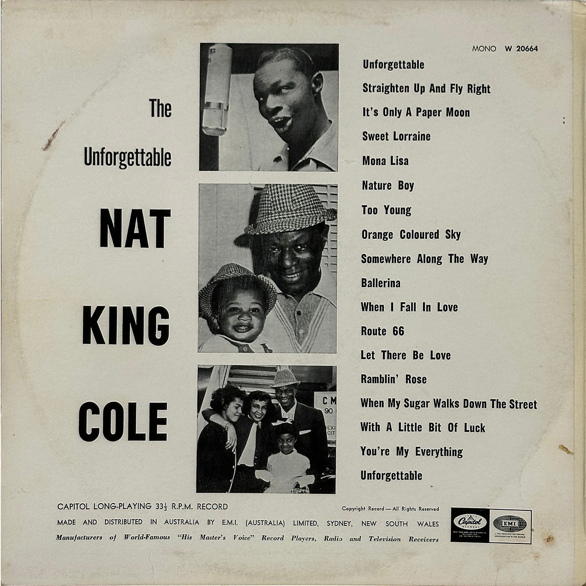 The Unforgettable Nat King Cole