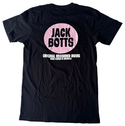 'Stacked Logo' Shirt (Black)