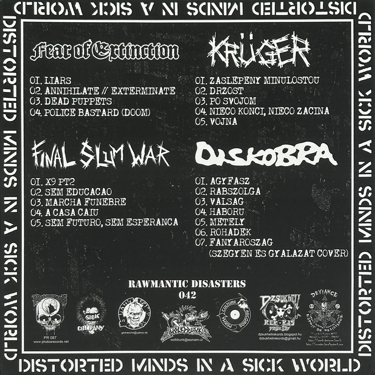 Distorted Minds In A Sick World Vol. 1