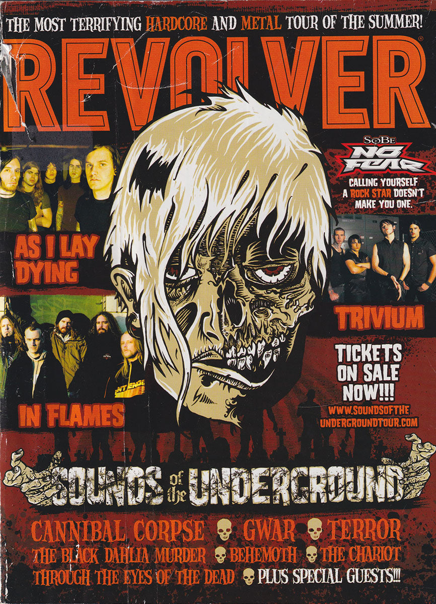 Revolver - August 2006 - Lamb Of God On Cover