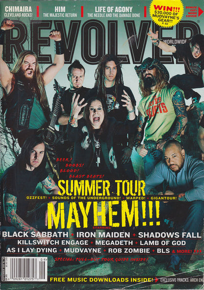 Revolver - September 2005 - Ozzy Osbourne On Cover