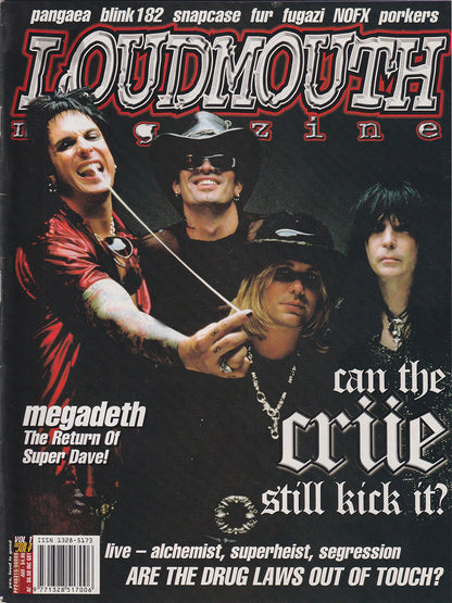 Loudmouth - Issue #3 - July 1997 - Motley Crue On Cover