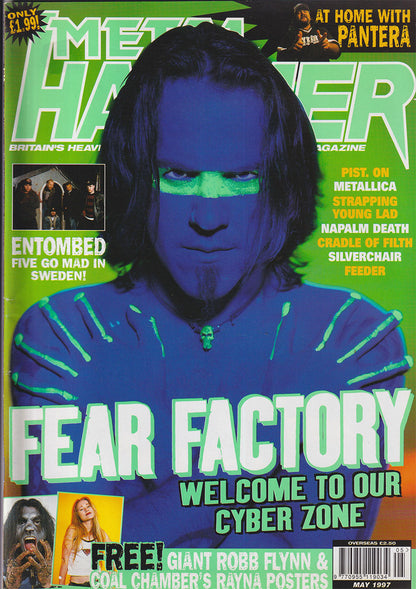 Metal Hammer - May 1997 - Burton C. Bell On Cover