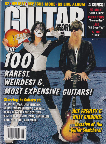 Guitar World - May 1997 - Ace Frehley And Billy Gibsons On Cover