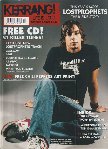 Kerrang! - October 5 2002 - Lostprophets On Cover
