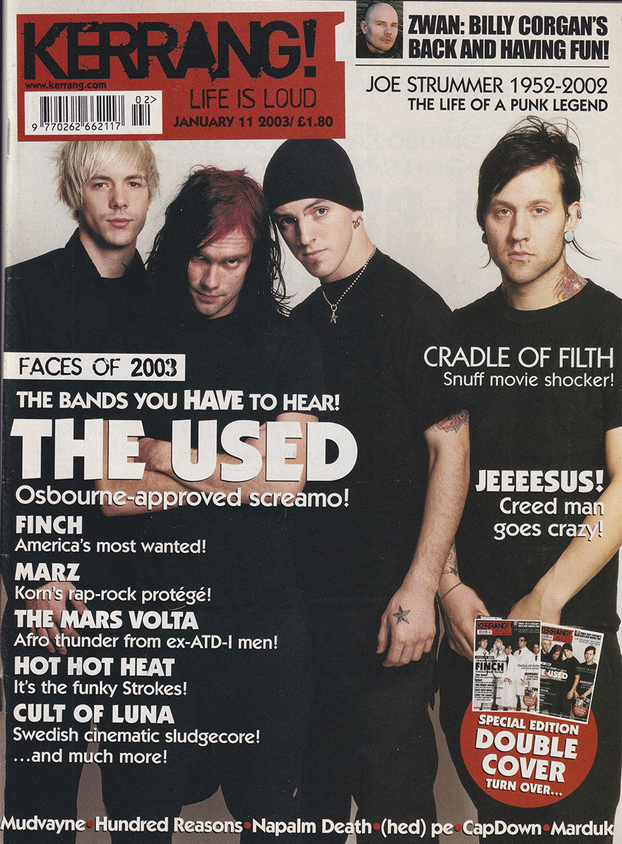 Kerrang! - January 11 2003 - Finch And The Used On Cover