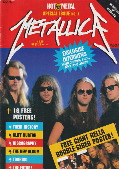 Hot Metal Special Issue No.1 Metallica