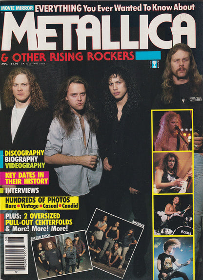 Movie Mirror: Everything You Wanted To Know About Metallica & Other Rising Rockers. Vol 38 August 1993