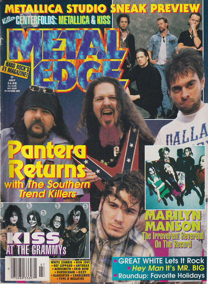 Metal Edge - July 1994 - Pantera On Cover