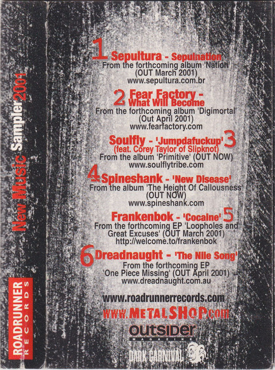 Roadrunner Records: New Music Sampler 2001