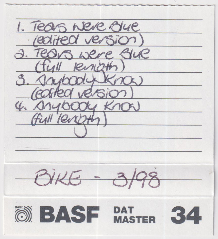 Tears Were Blue/Anybody Know