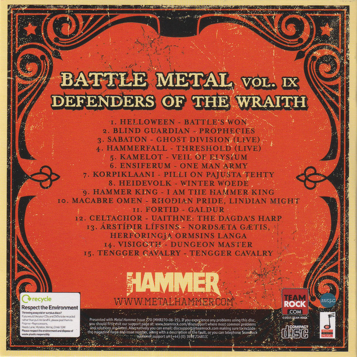 Metal Hammer - June 2015 - Slayer On Cover