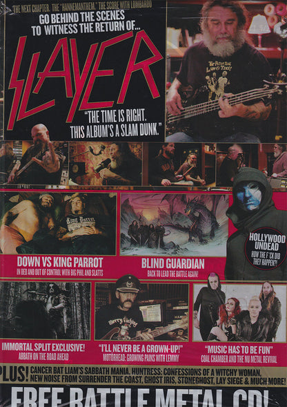 Metal Hammer - June 2015 - Slayer On Cover