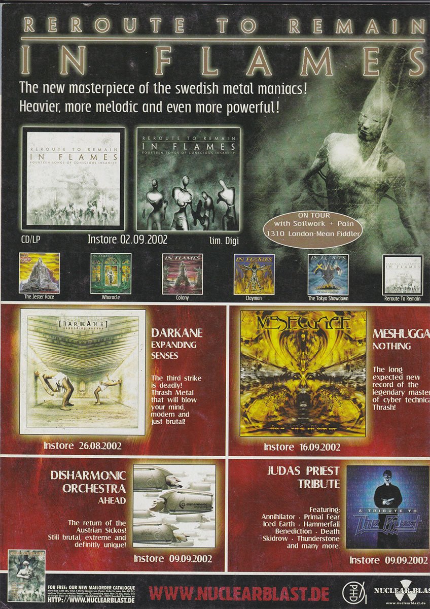 Terrorizer - December 2002 - Nile On Cover