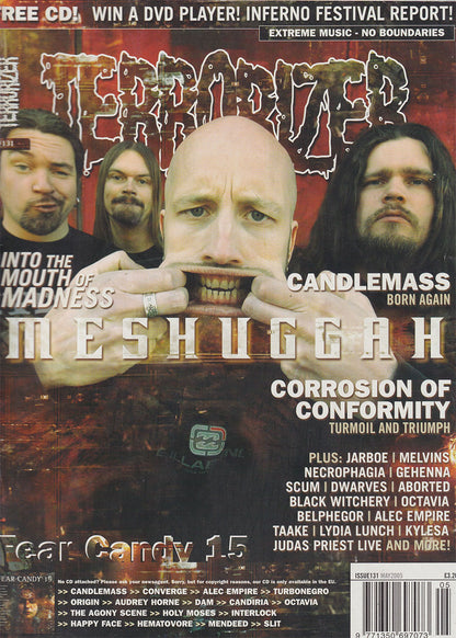 Terrorizer - May 2005 - Meshuggah On Cover