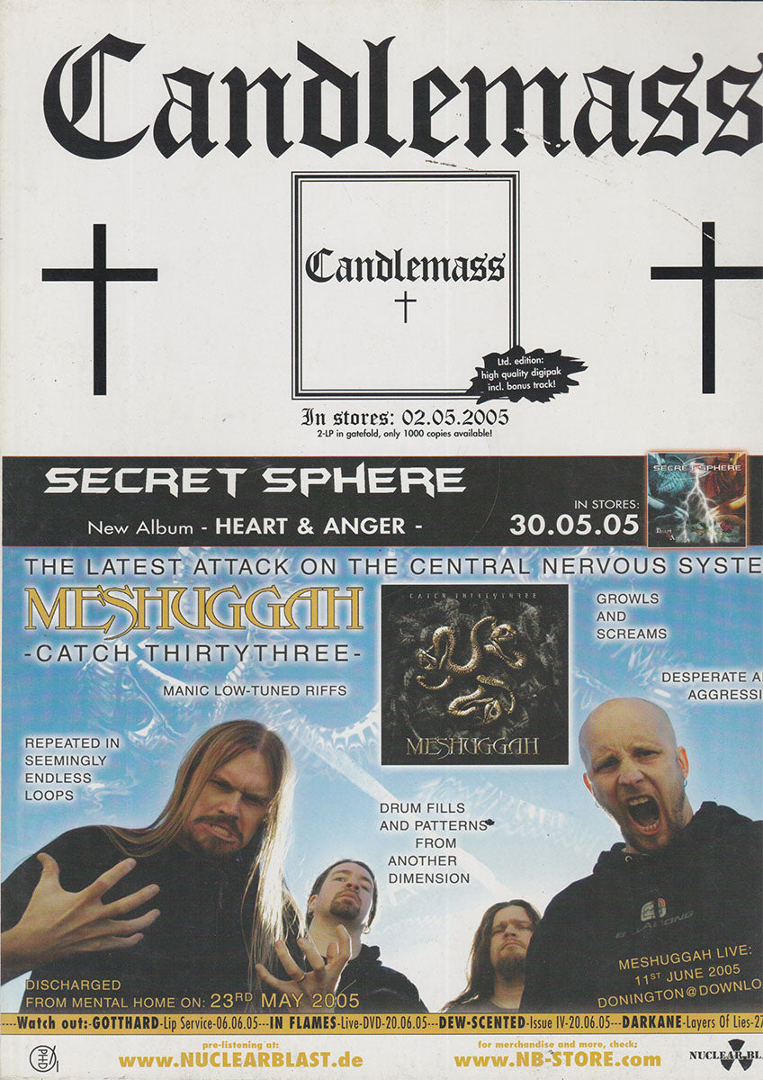 Terrorizer - May 2005 - Meshuggah On Cover
