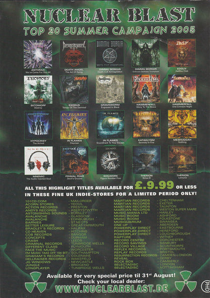 Terrorizer - July 2005 - Obituary On Cover