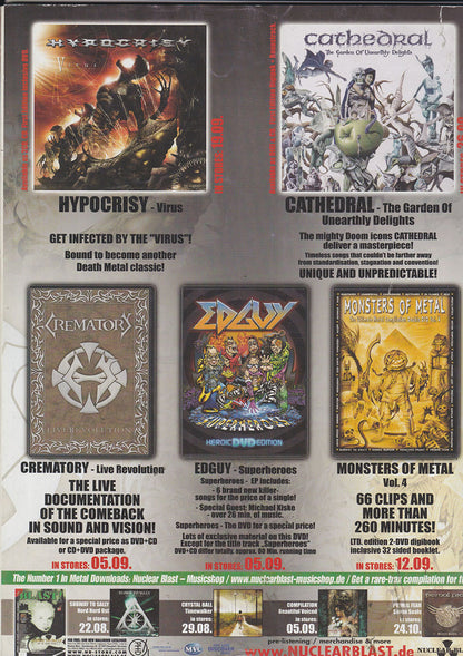 Terrorizer - September 2005 - Dragonforce On Cover