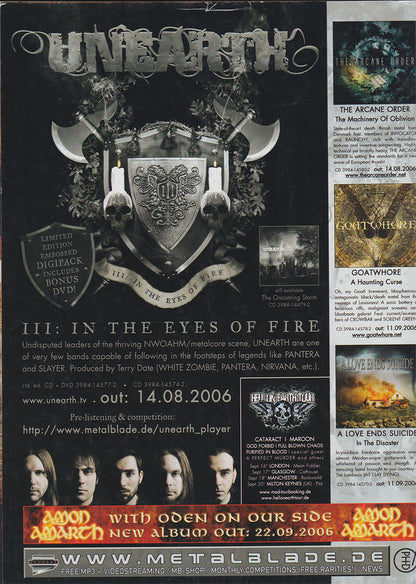 Terrorizer - December 2006 - Deicide On Cover