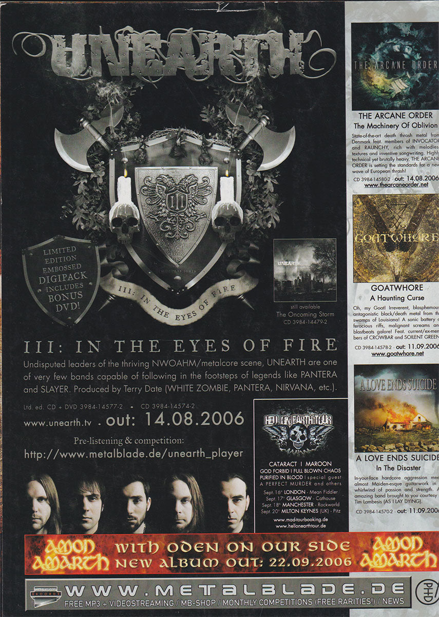 Terrorizer - December 2006 - Deicide On Cover