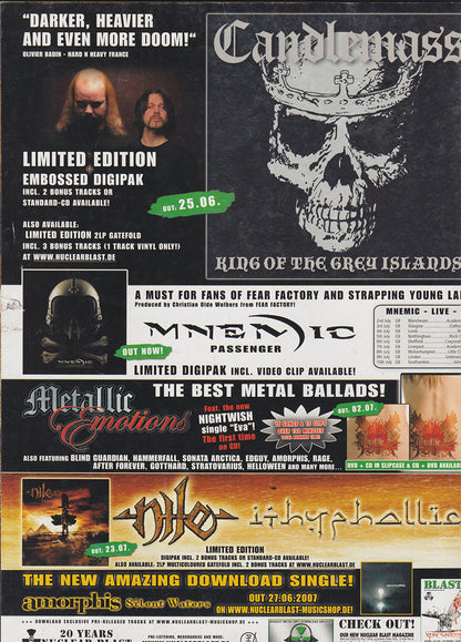 Terrorizer - December 2007 - Job For A Cowboy On Cover