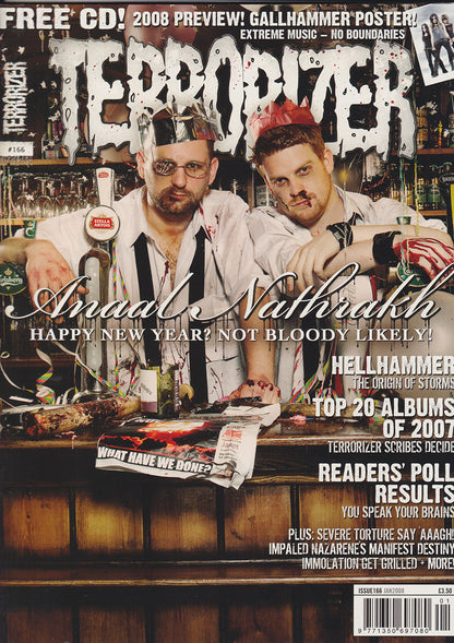 Terrorizer - January 2008 - Anaal Nathrakh On Cover