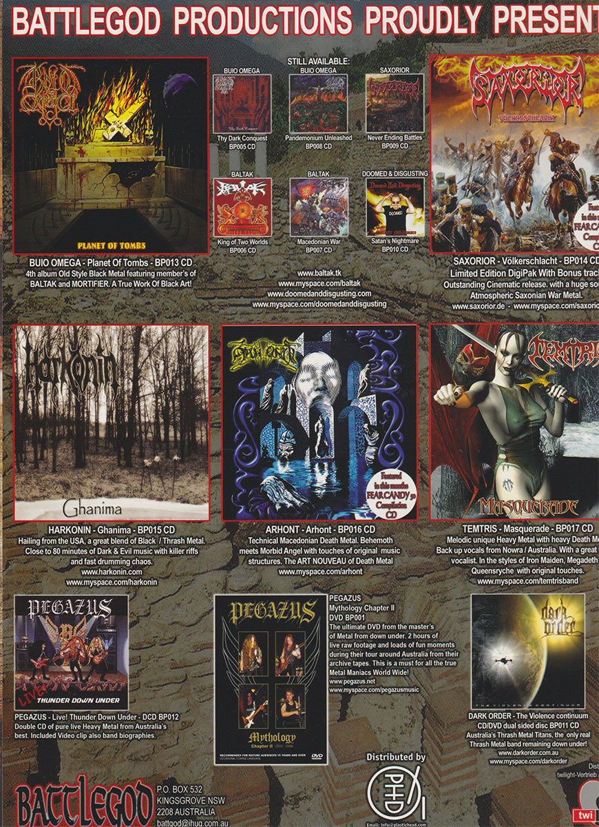 Terrorizer - January 2008 - Anaal Nathrakh On Cover