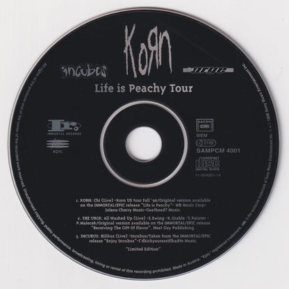 Life Is Peachy Tour - Featuring (3 Live Tracks)