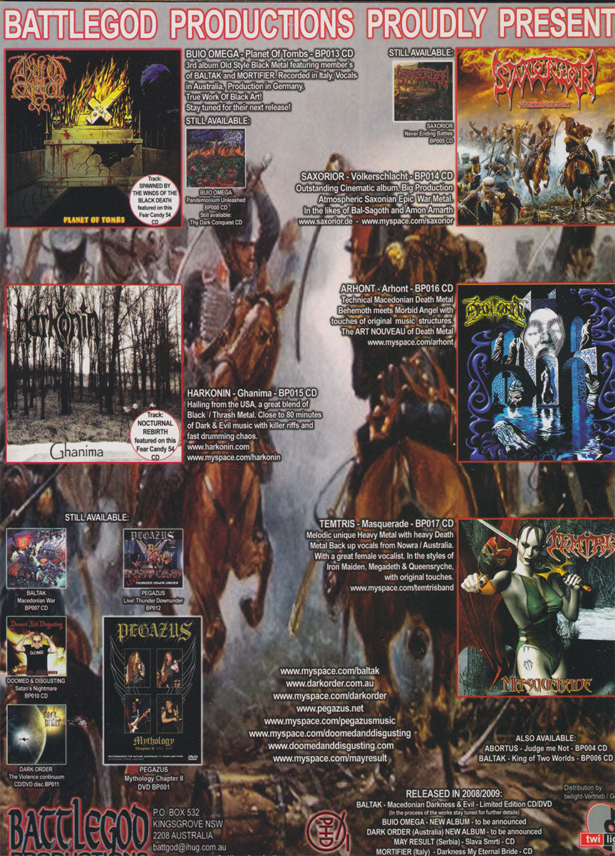 Terrorizer - May 2008 - Deicide On Cover