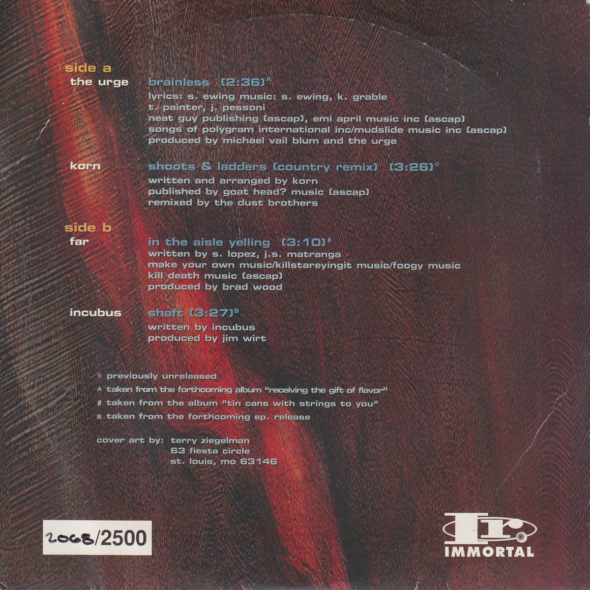 US Immortal Sampler