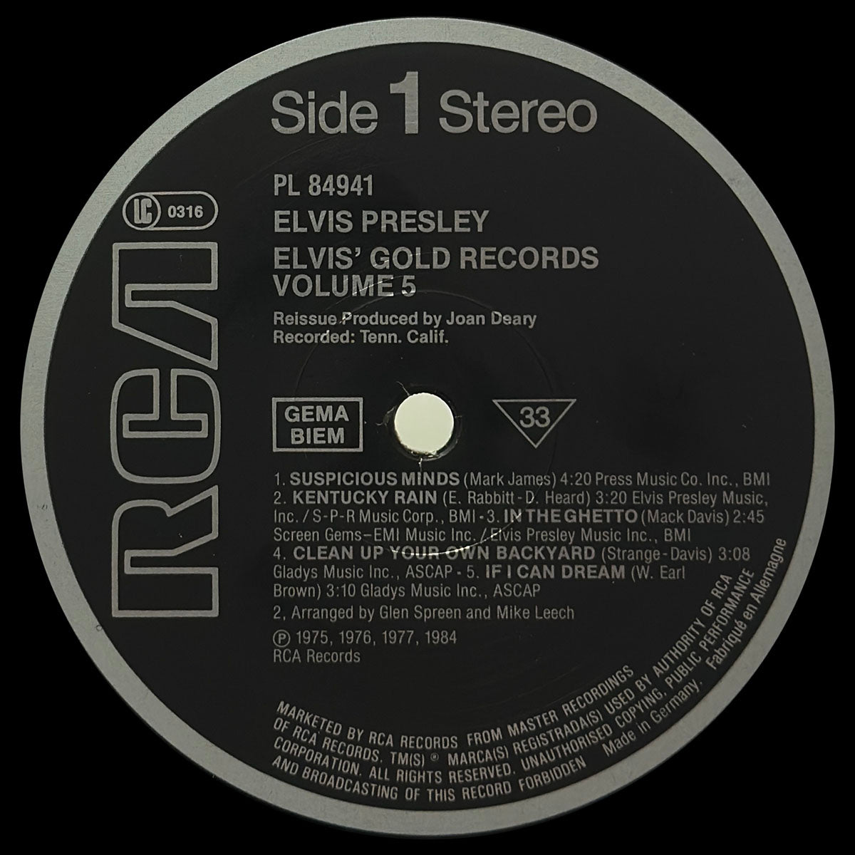 Elvis' Gold Records Volume 5 - Image 3