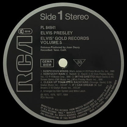Elvis' Gold Records Volume 5 - Image 3