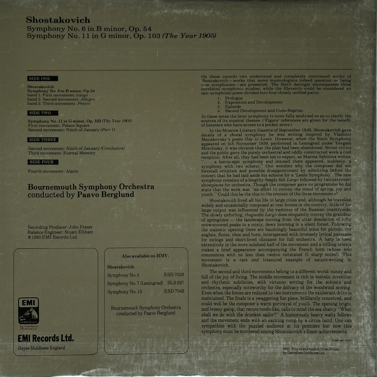 Symphonies Nos. 6 & 11 - Image 2