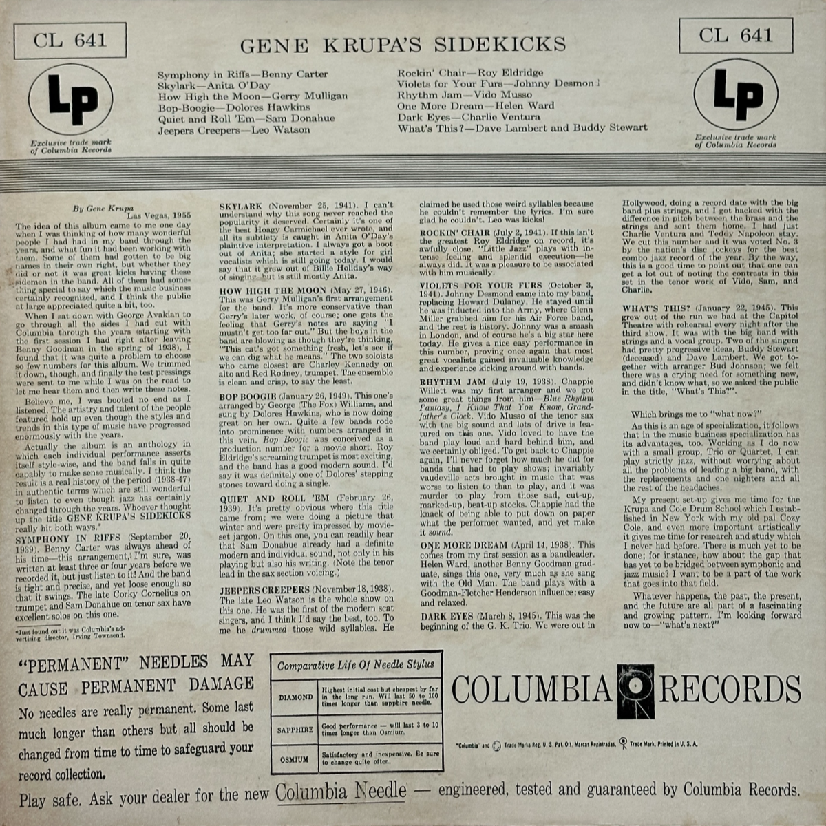 Gene Krupa's Sidekicks - Image 2