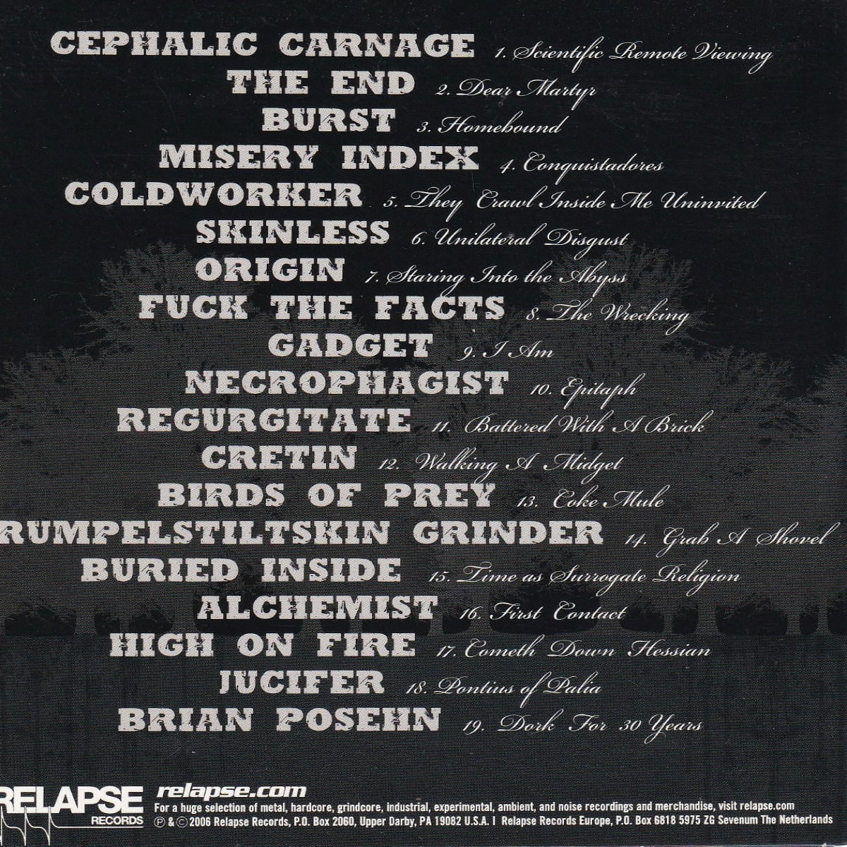 Relapse Sampler 2006 - Image 2