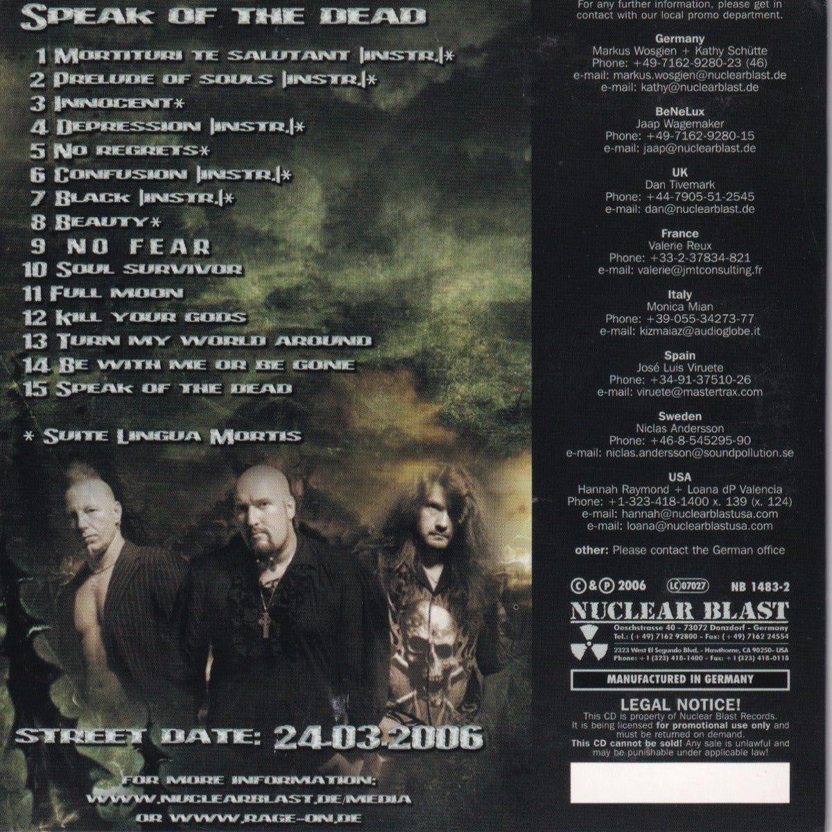 Speak Of The Dead - Image 2
