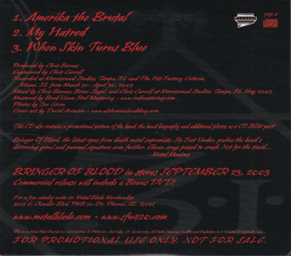 Bringer Of Blood 3 Song Sampler - Image 2